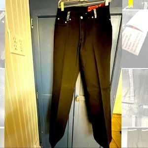 Ladies Western Lawman Dress Black Jeans size 5, 30 inch inseam